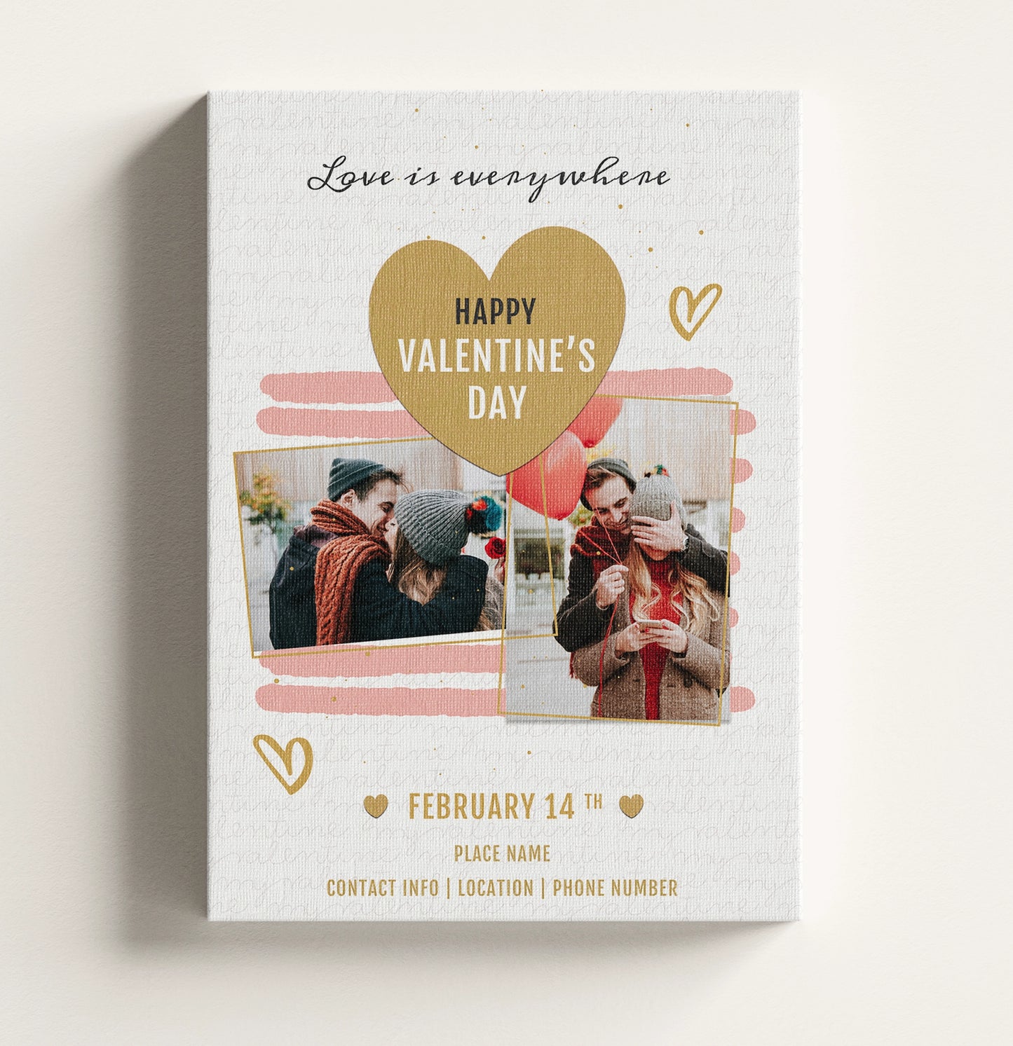 Canva Minimal  – Fotografie și Mesaj