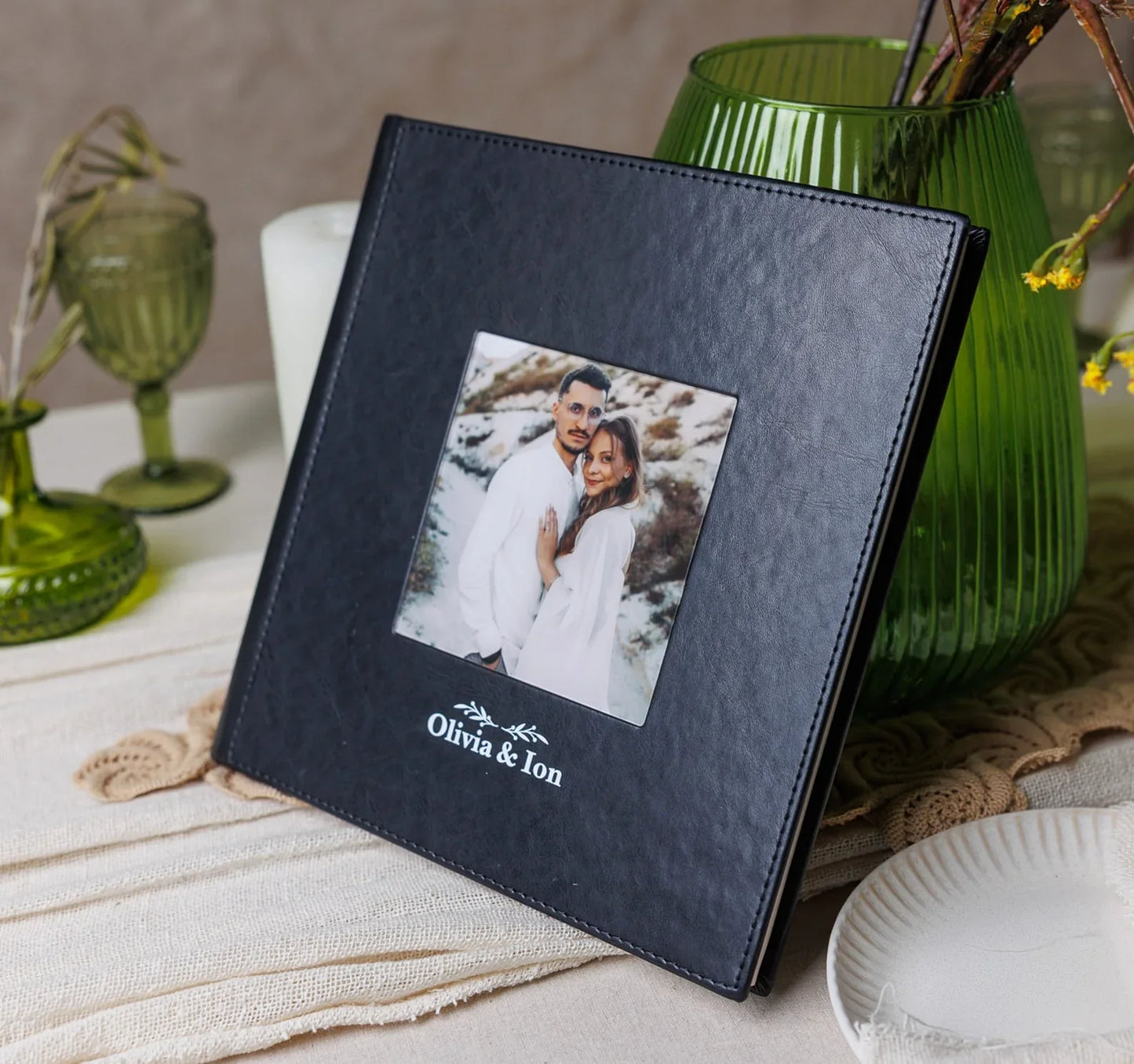 Album Foto Copertă din Piele