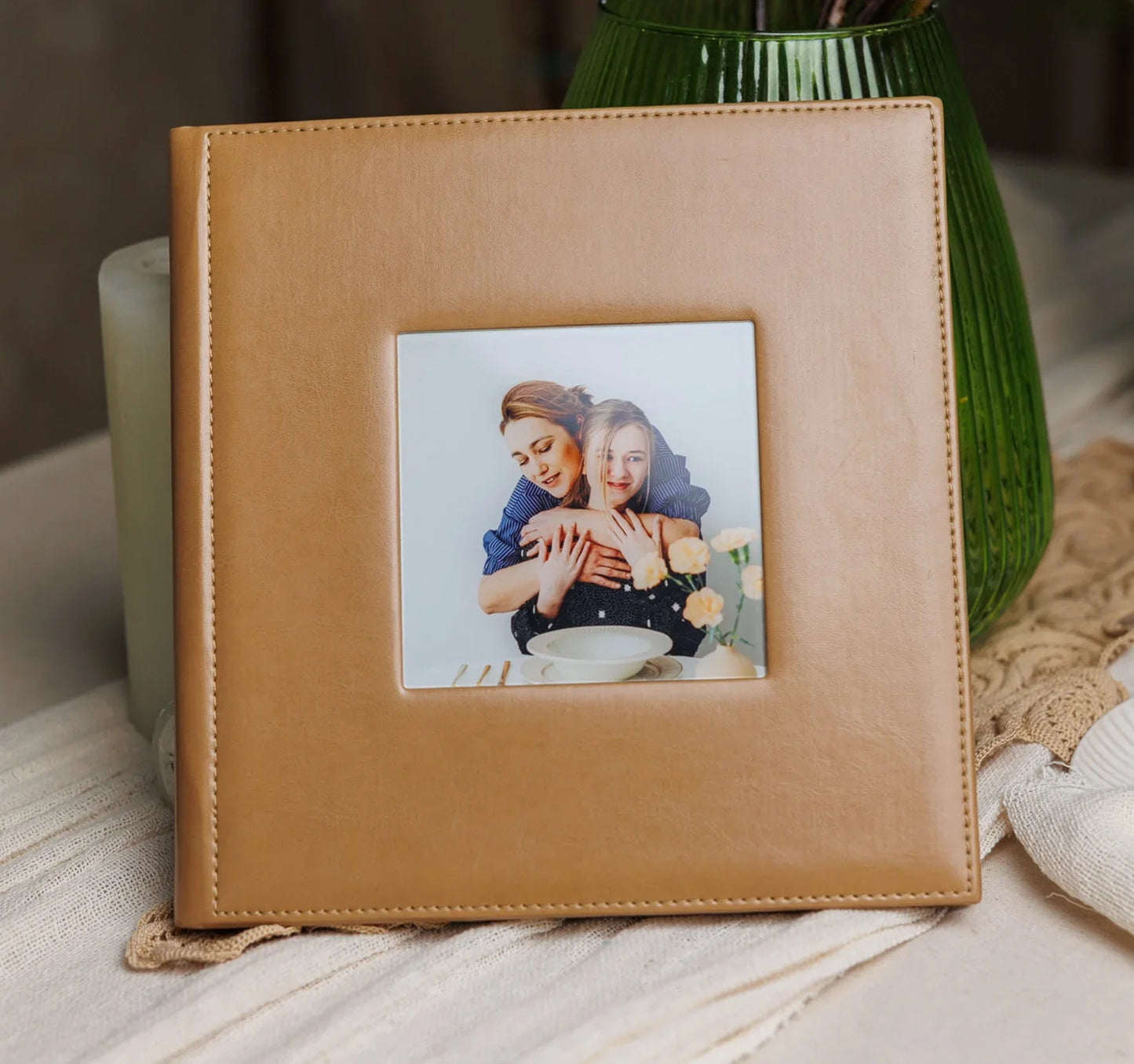 Album Foto Copertă din Piele